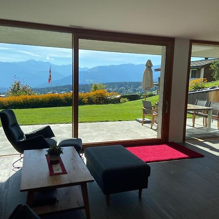 Casa Admisa, Spektakulaere Aussicht, Ski In And Out, Hochwertige Einrichtung, Valserstein Und Eiche Flims Ngoại thất bức ảnh
