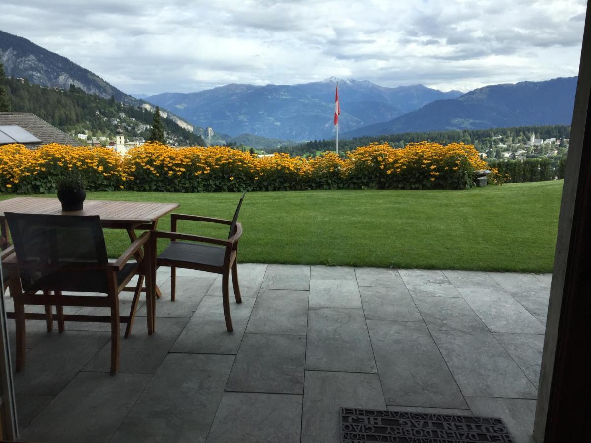 Casa Admisa, Spektakulaere Aussicht, Ski In And Out, Hochwertige Einrichtung, Valserstein Und Eiche Flims Ngoại thất bức ảnh