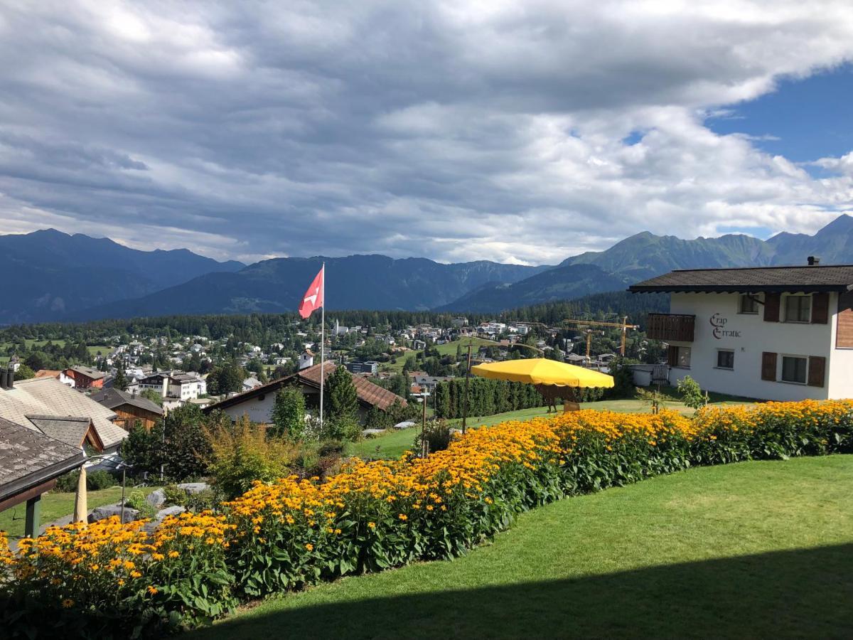 Casa Admisa, Spektakulaere Aussicht, Ski In And Out, Hochwertige Einrichtung, Valserstein Und Eiche Flims Ngoại thất bức ảnh