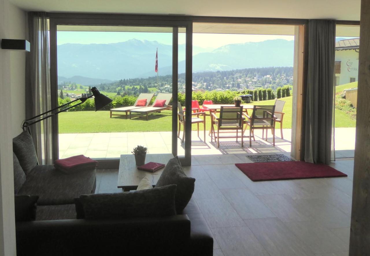 Casa Admisa, Spektakulaere Aussicht, Ski In And Out, Hochwertige Einrichtung, Valserstein Und Eiche Flims Ngoại thất bức ảnh