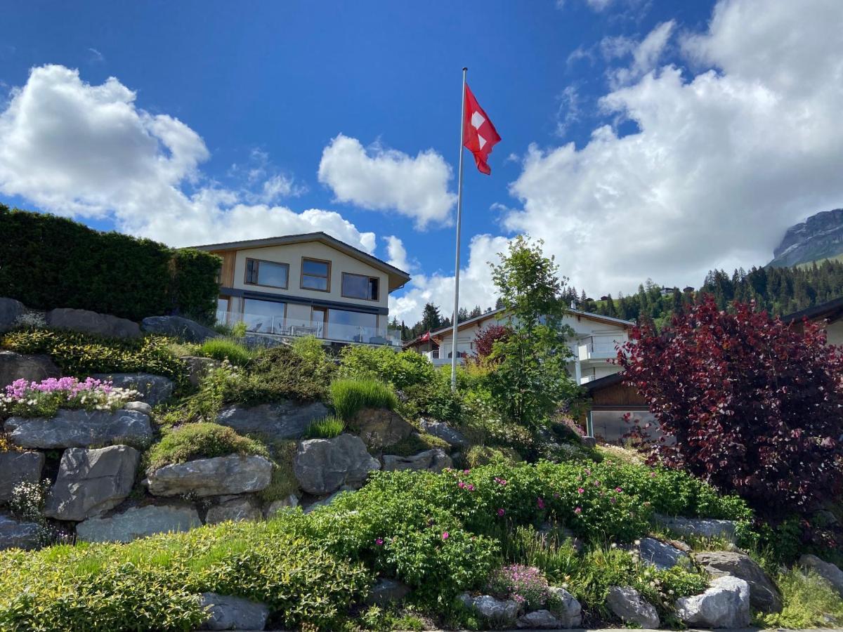 Casa Admisa, Spektakulaere Aussicht, Ski In And Out, Hochwertige Einrichtung, Valserstein Und Eiche Flims Ngoại thất bức ảnh