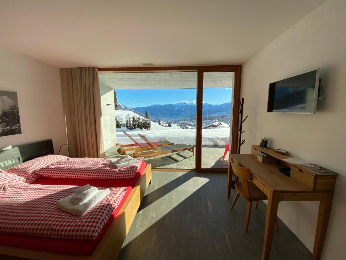 Casa Admisa, Spektakulaere Aussicht, Ski In And Out, Hochwertige Einrichtung, Valserstein Und Eiche Flims Ngoại thất bức ảnh