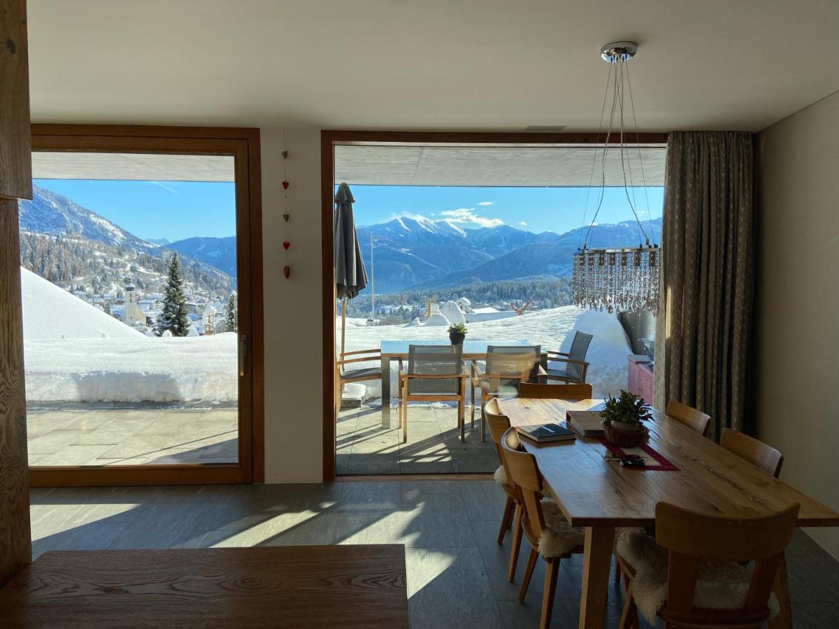 Casa Admisa, Spektakulaere Aussicht, Ski In And Out, Hochwertige Einrichtung, Valserstein Und Eiche Flims Ngoại thất bức ảnh