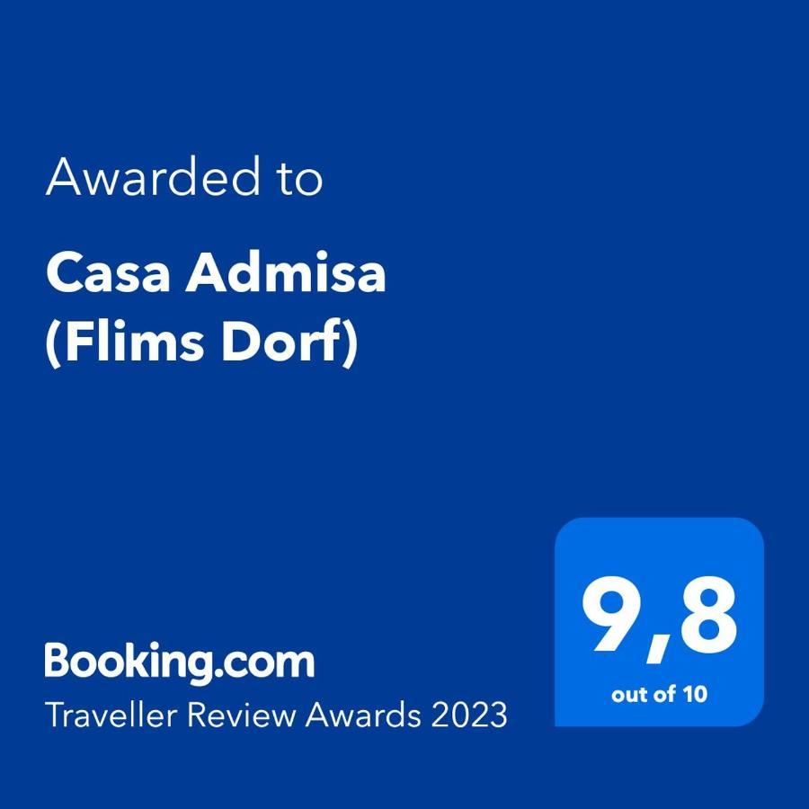 Casa Admisa, Spektakulaere Aussicht, Ski In And Out, Hochwertige Einrichtung, Valserstein Und Eiche Flims Ngoại thất bức ảnh