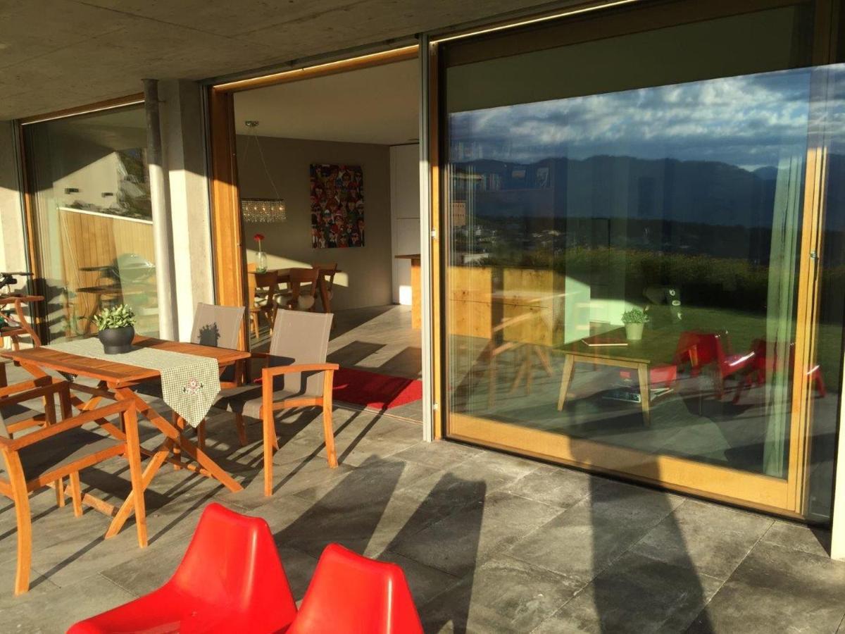 Casa Admisa, Spektakulaere Aussicht, Ski In And Out, Hochwertige Einrichtung, Valserstein Und Eiche Flims Ngoại thất bức ảnh