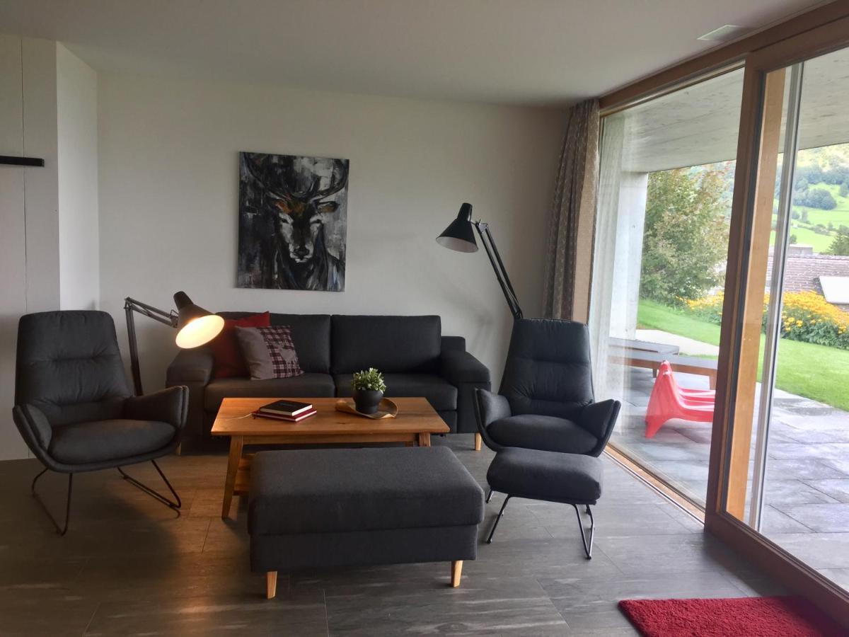 Casa Admisa, Spektakulaere Aussicht, Ski In And Out, Hochwertige Einrichtung, Valserstein Und Eiche Flims Ngoại thất bức ảnh