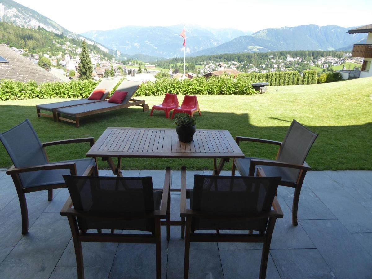 Casa Admisa, Spektakulaere Aussicht, Ski In And Out, Hochwertige Einrichtung, Valserstein Und Eiche Flims Ngoại thất bức ảnh